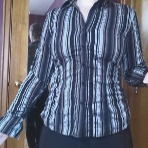 Striped blouse *2/$15 sale*